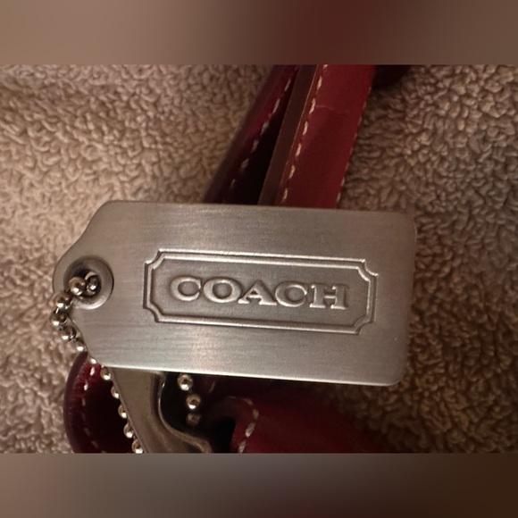 Coach Red Leather Hobo Bag and Wristlet - Picture 7 of 12